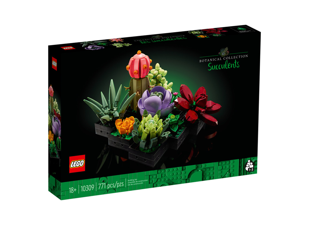 乐高的全新“永生花”，兰花和多肉植物哪个更戳你？